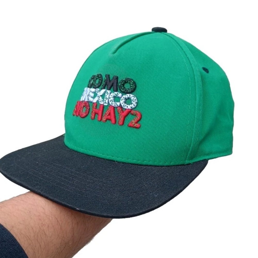 Mexico Vintage Snapback Cap Hat "Como Mexico No Hay 2" Men's One Size Fits All